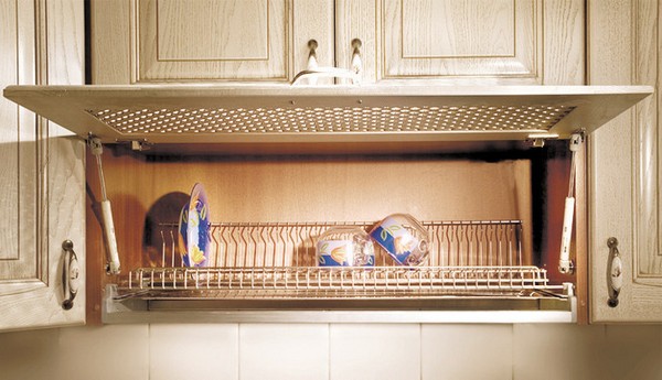 Сушилка для посуды в шкаф: виды и как выбрать