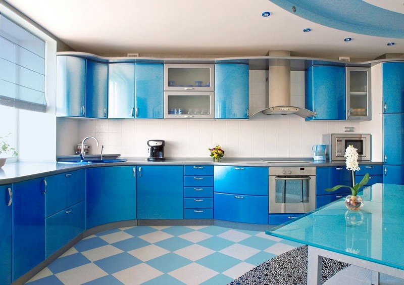 кухня в ярком стиле фото